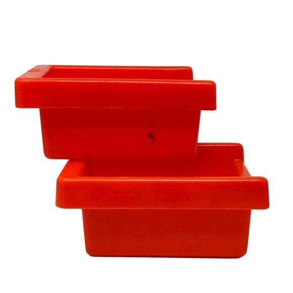 LITTLE TIKES Workbench Lot 4 Red Drawer Nails Screws Nuts Bolts Tool Bin - Picture 11 of 11